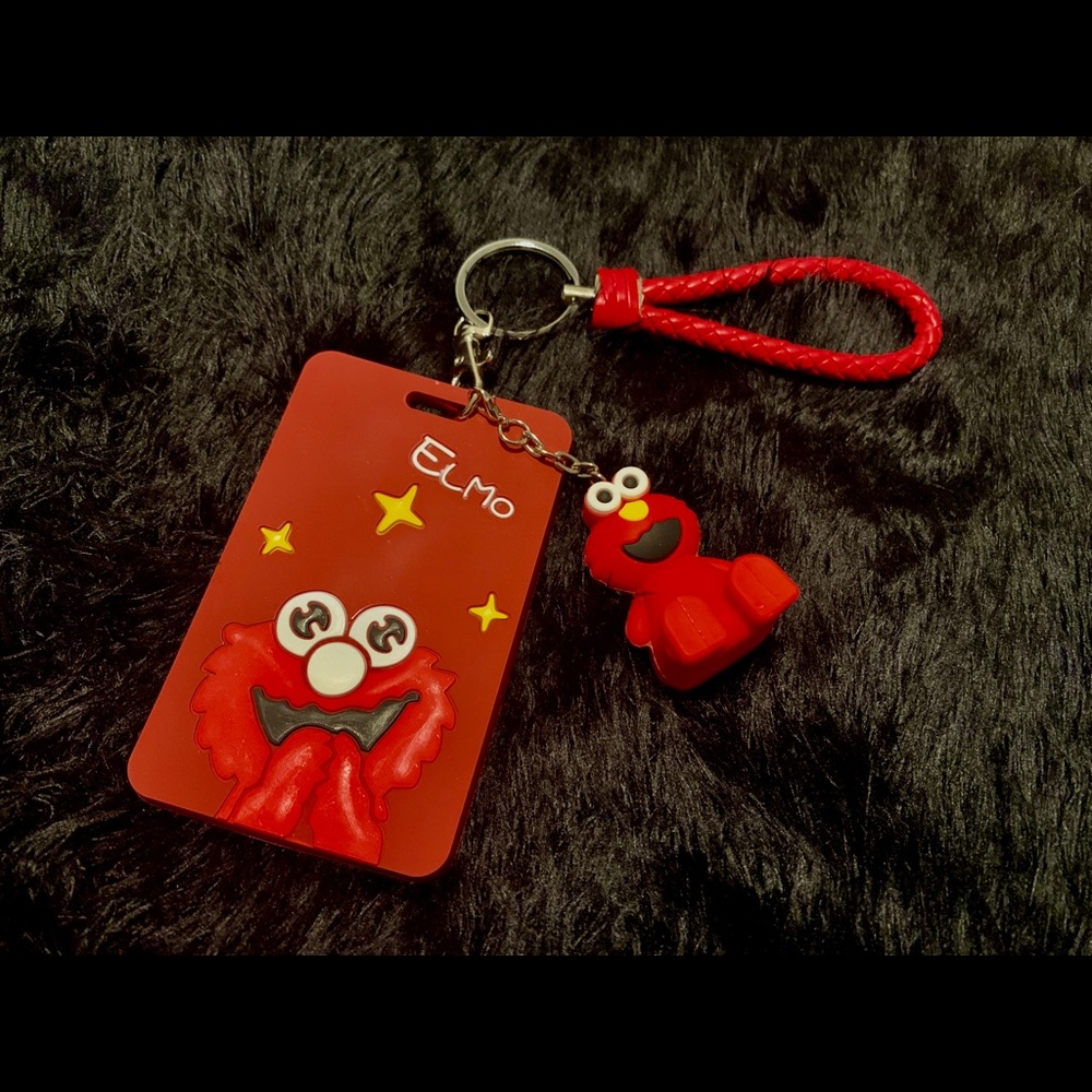 Japan Sesame Street Elmo Id Pass Case